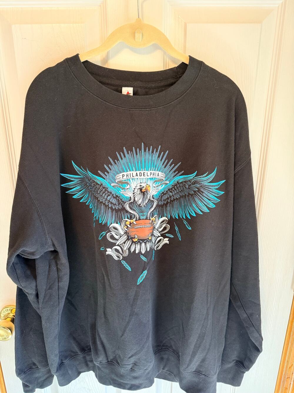 Rare Find Custom Philadelphia Eagles crewneck sweatshirt Size XL